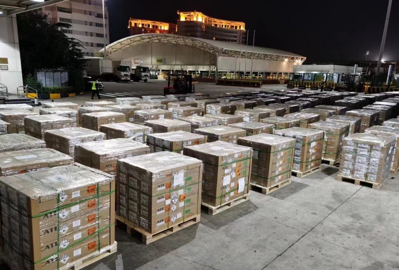锂电池产品出口包装场景（图片来源于网络）