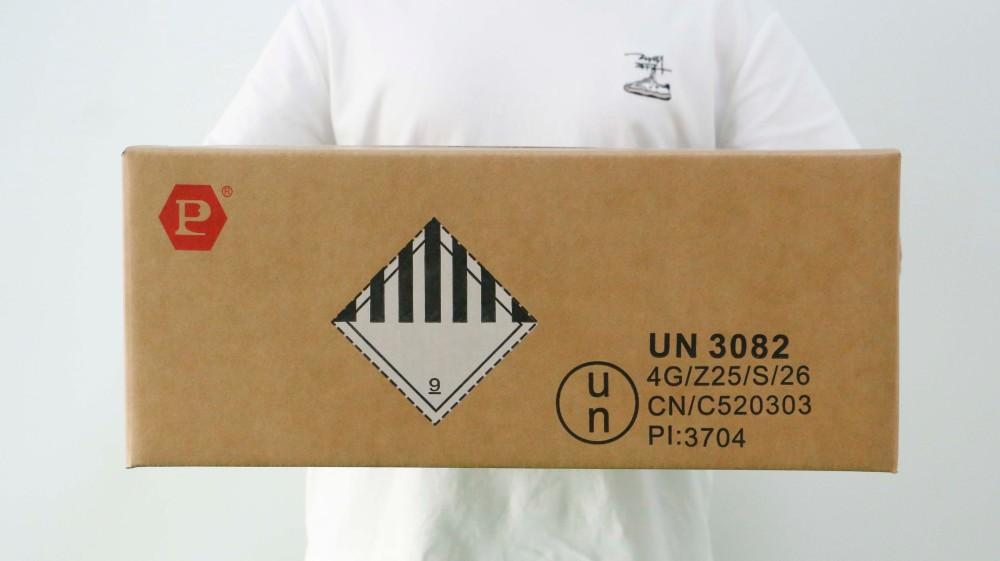 UN危险品纸箱标记特写